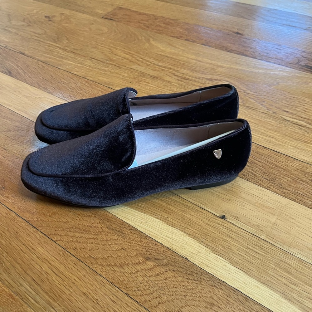 Venettini Dark brown Velvet Loafers 37
